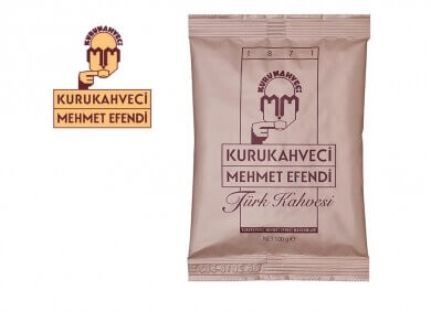 قهوه ترک مهمت افندی MEHMET EFENDI Turkish Coffee وزن 100 گرم
