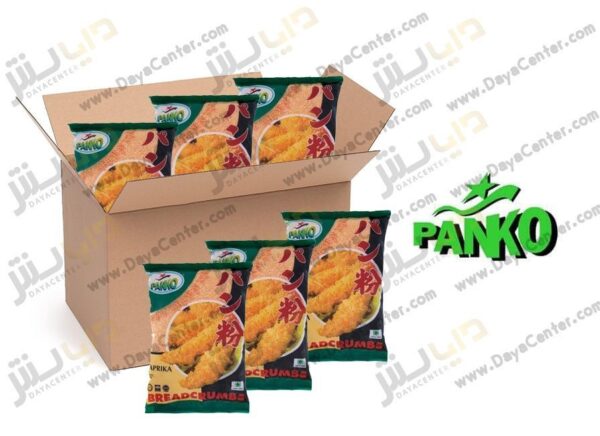 پودر سوخاری پولکی پانکو PANKO مدل پاپریکا وزن 1 کیلوگرم