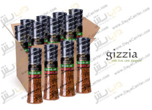 فلفل چیلی خرد شده تند گیزیا کارتن 24 عددی
