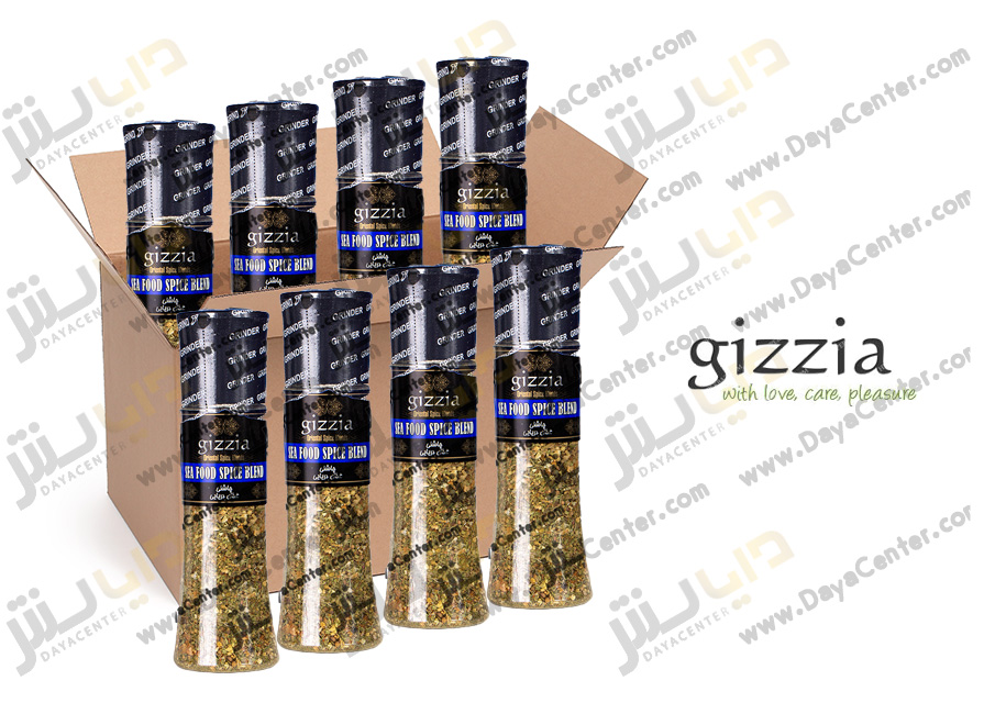 ادویه ماهی و غذای دریایی گیزیا کارتن 8 عددی