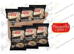 چاشنی قارچ و خامه پیزارلا کارتن 25 عددی