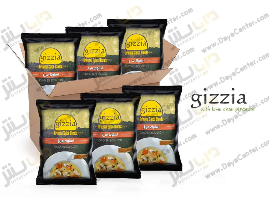 عصاره مرغ گیزیا کارتن 25 عددی