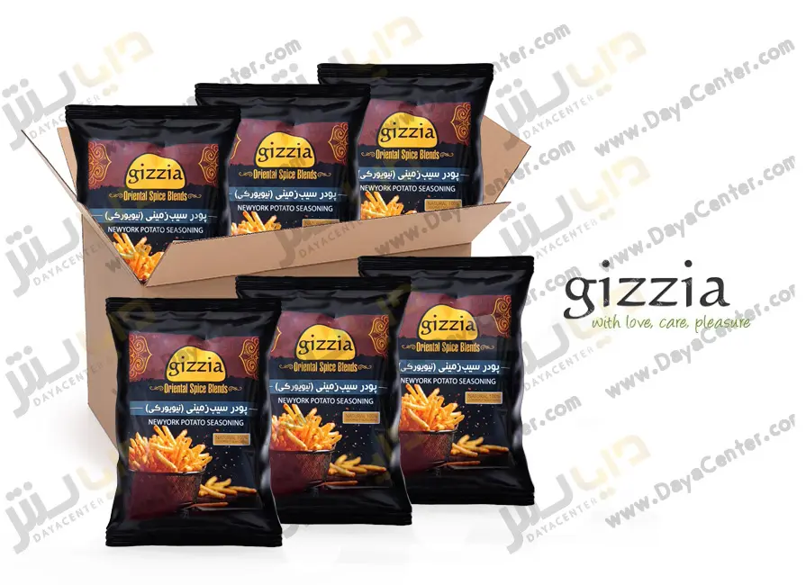ادویه سیب زمینی نیویورک گیزیا کارتن 25 عددی