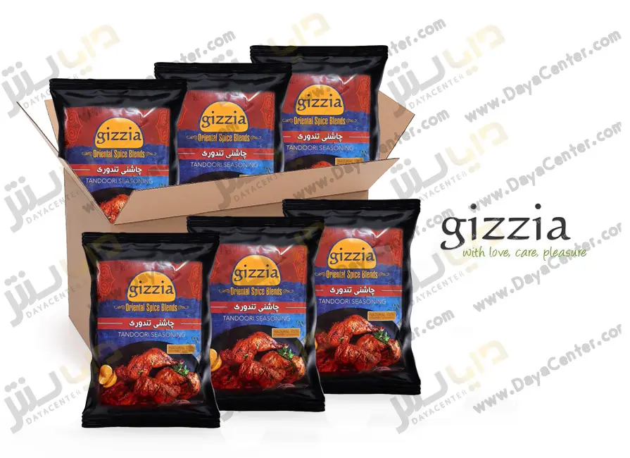 ادویه تندوری گیزیا کارتن 25 عددی