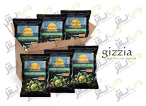 چاشنی سالاد گرین گیزیا کارتن 25 عددی