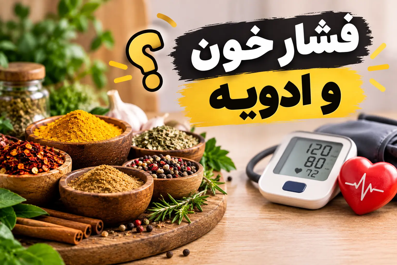 در حال حاضر در حال تماشای این مورد هستید آیا افراد دارای فشار خون می توانند از ادویه استفاده کنند؟